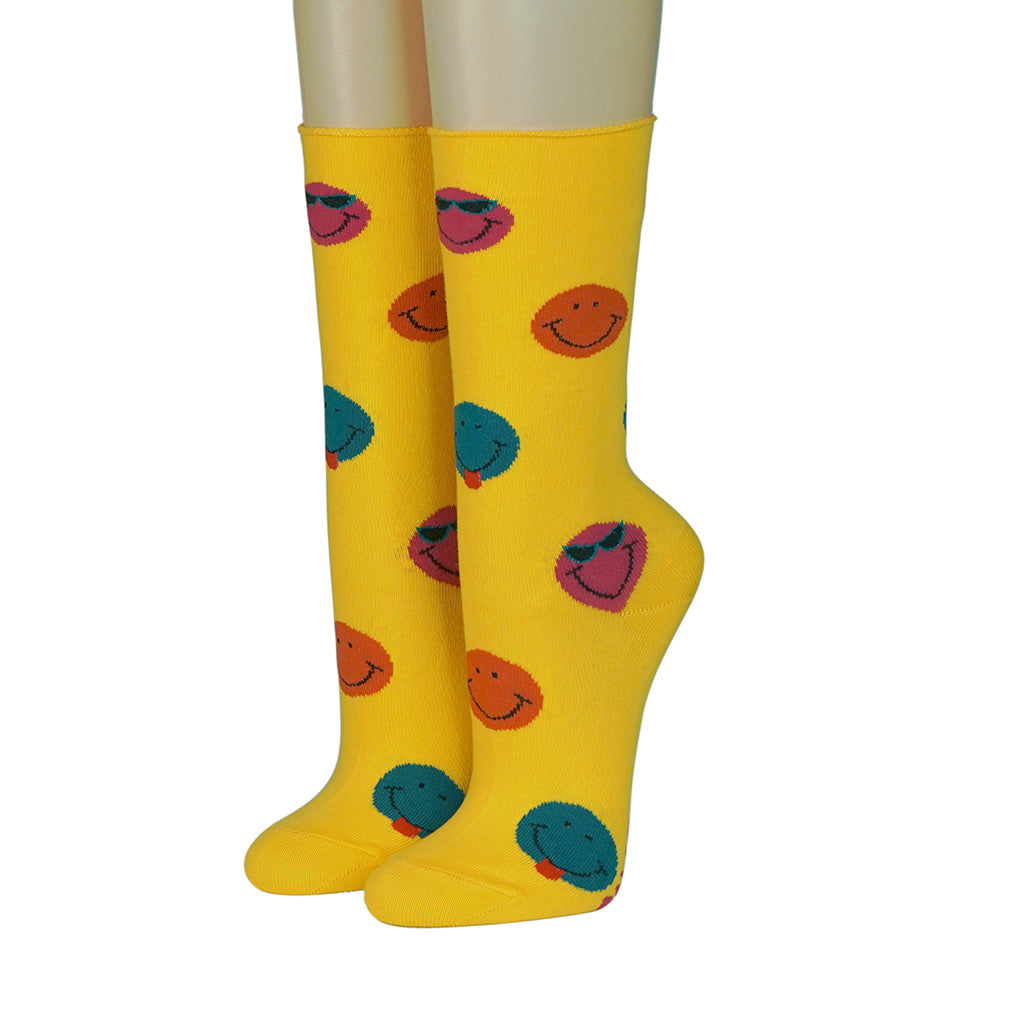 CRÖNERT Damensocken mit Rollrand Be Happy 18347 Crönert