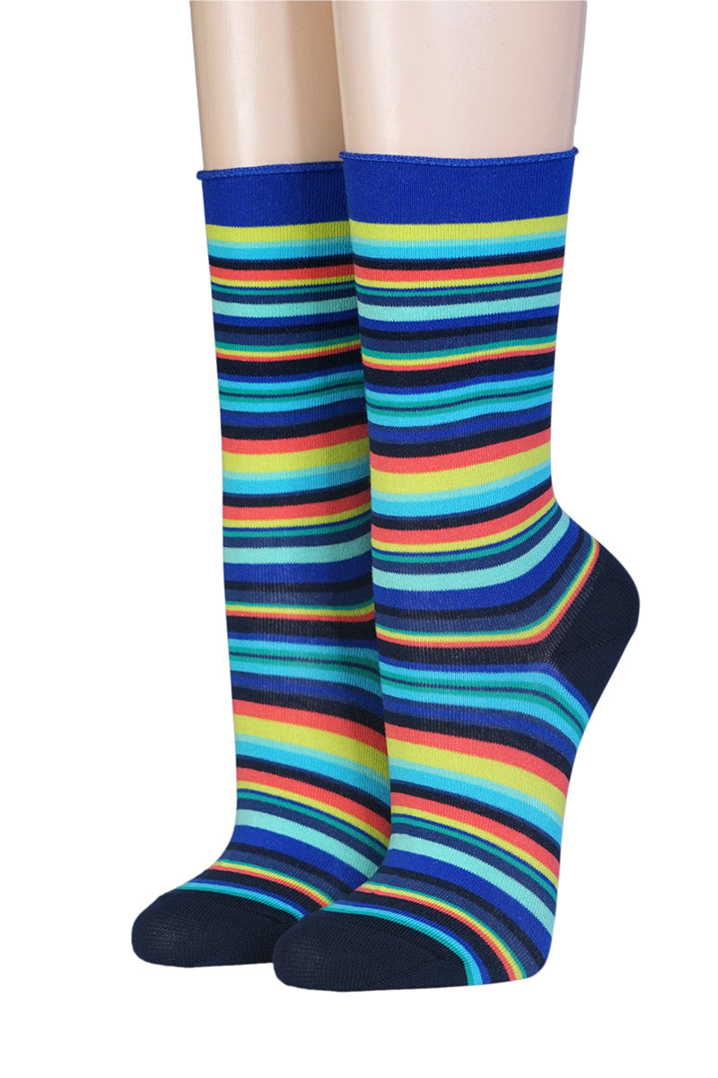 CRÖNERT Socken mit Rollrand Ringel 35-38