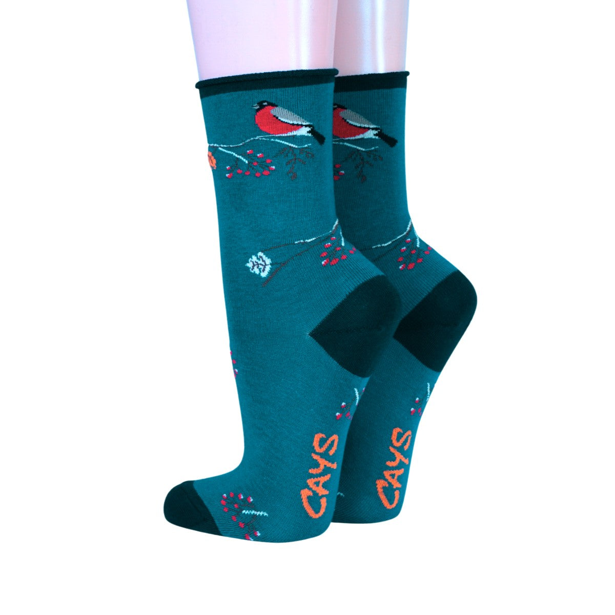 Crönert Damensocken Songbird Chirps - Vögel & Beeren