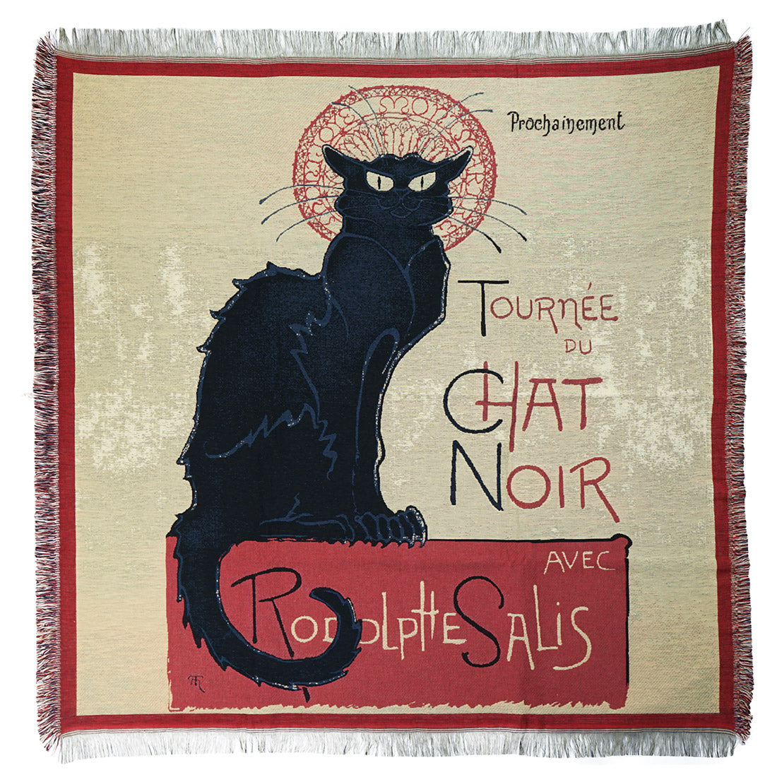 Gobelin Tischdecke Tournee Chat Noir 140×140