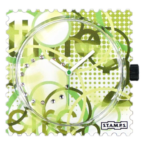 STAMPS Zifferblatt Diamond Green Time