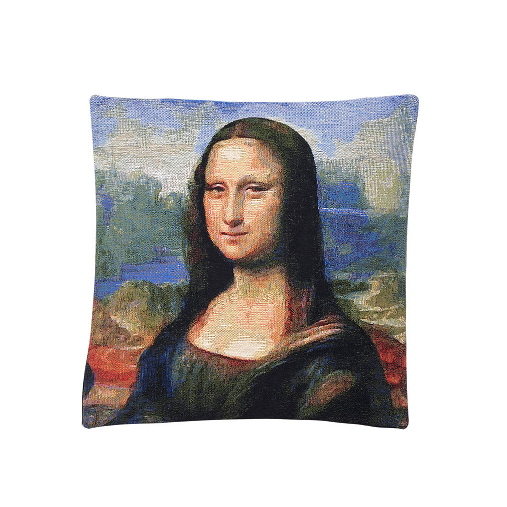 Kleines Gobelinkissen Mona Lisa