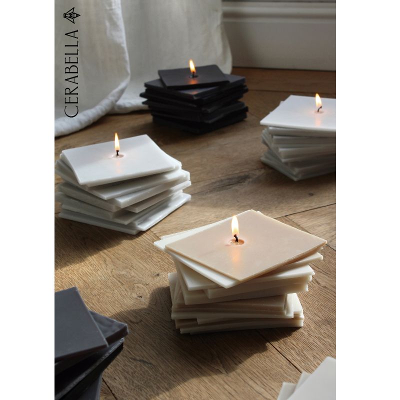Cerabella Kerze Laminats in drei Farben