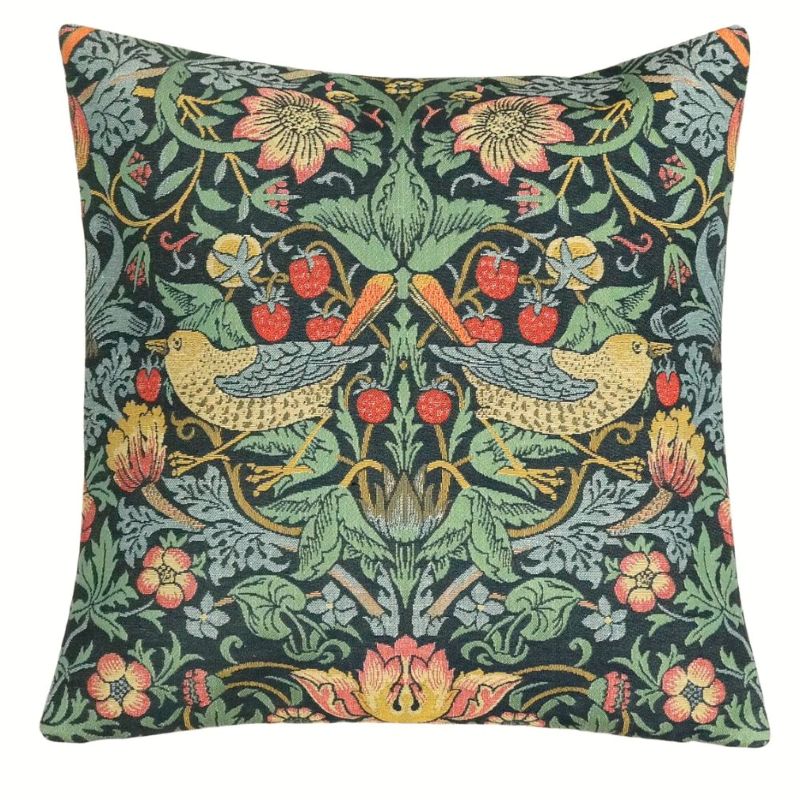 Gobelin Kissenhülle Die Erdbeerdiebe – William Morris 45x45