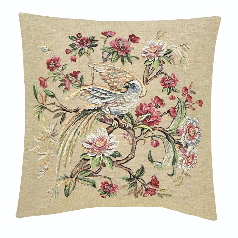 Gobelin Kissenhülle Paradiesvogel 45x45 cm