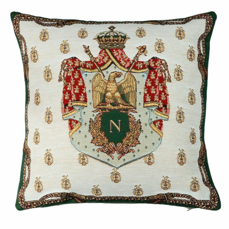 Gobelin Kissenhülle Wappen Napoleon 45x45
