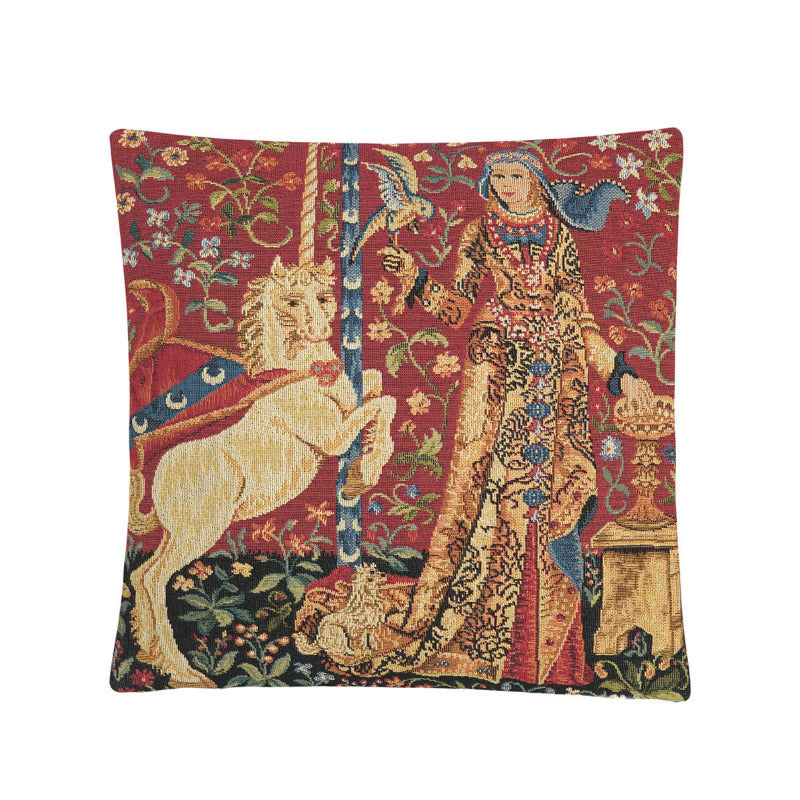 Gobelin Kissenhülle Die Dame und das Einhorn – The Taste 33x33
Meta-Beschreibung: