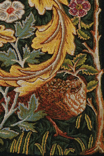 Belgian Tapestries gewebter Wandbehang Gobelin Owl and Pigeon