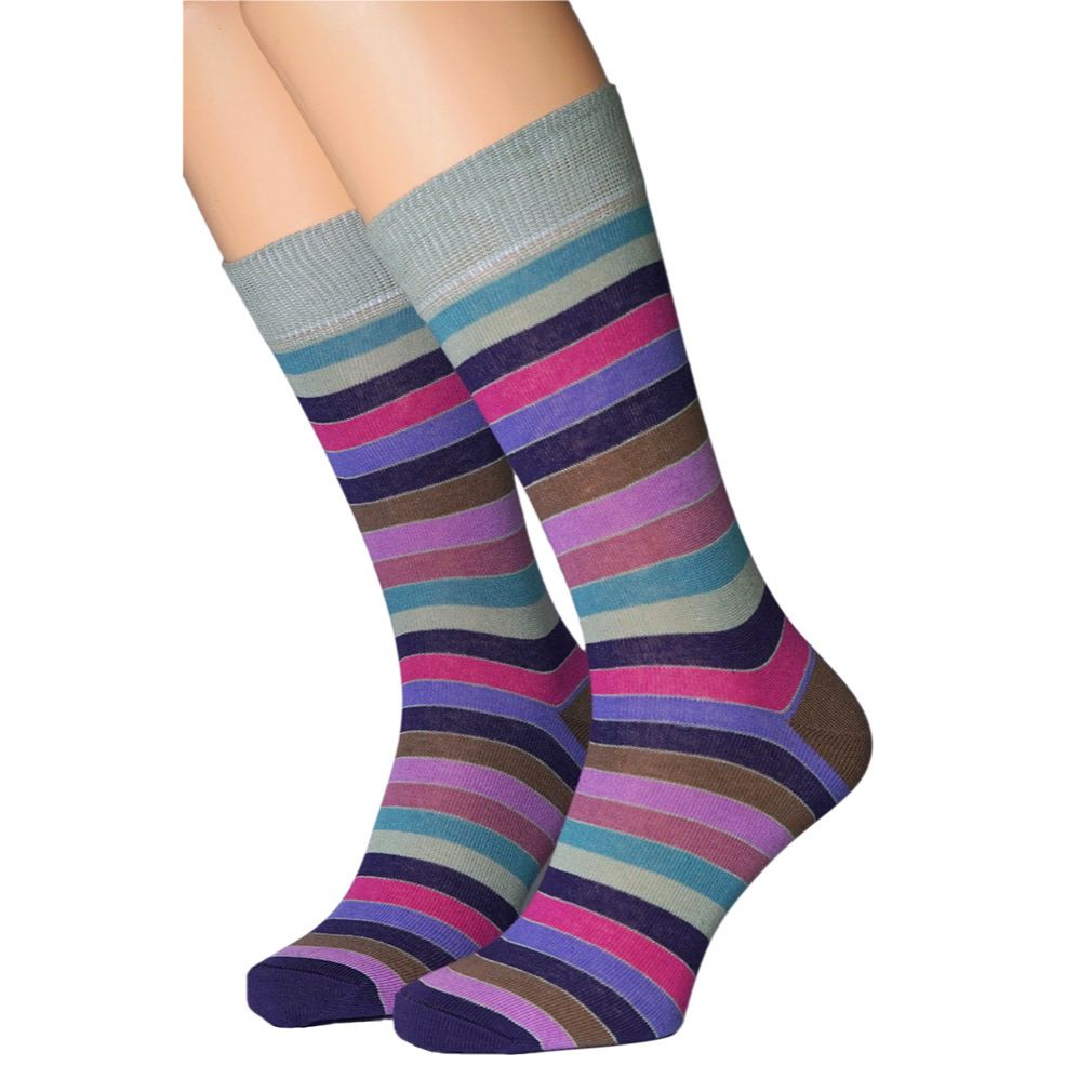 RubanRouge Herrensocken breite Streifen