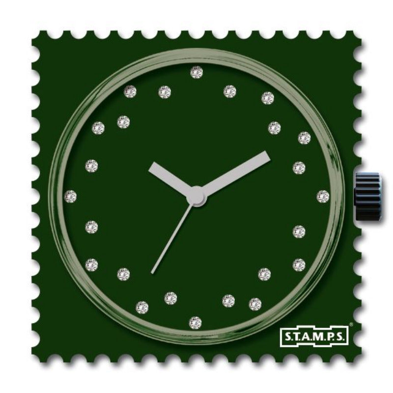 STAMPS Zifferblatt Diamond Dark green