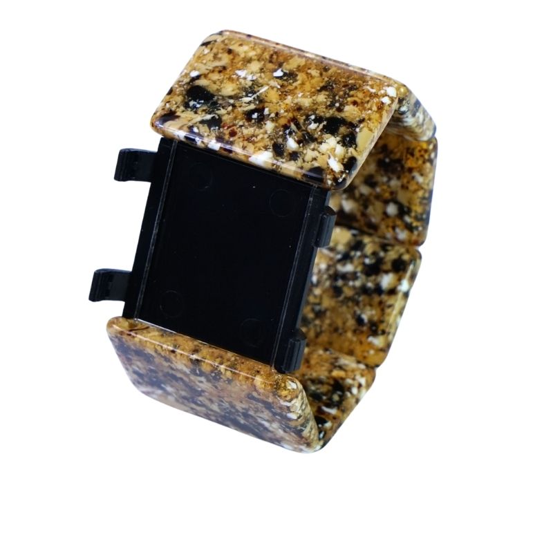 STAMPS Gliederarmband Belta Abstract Braun