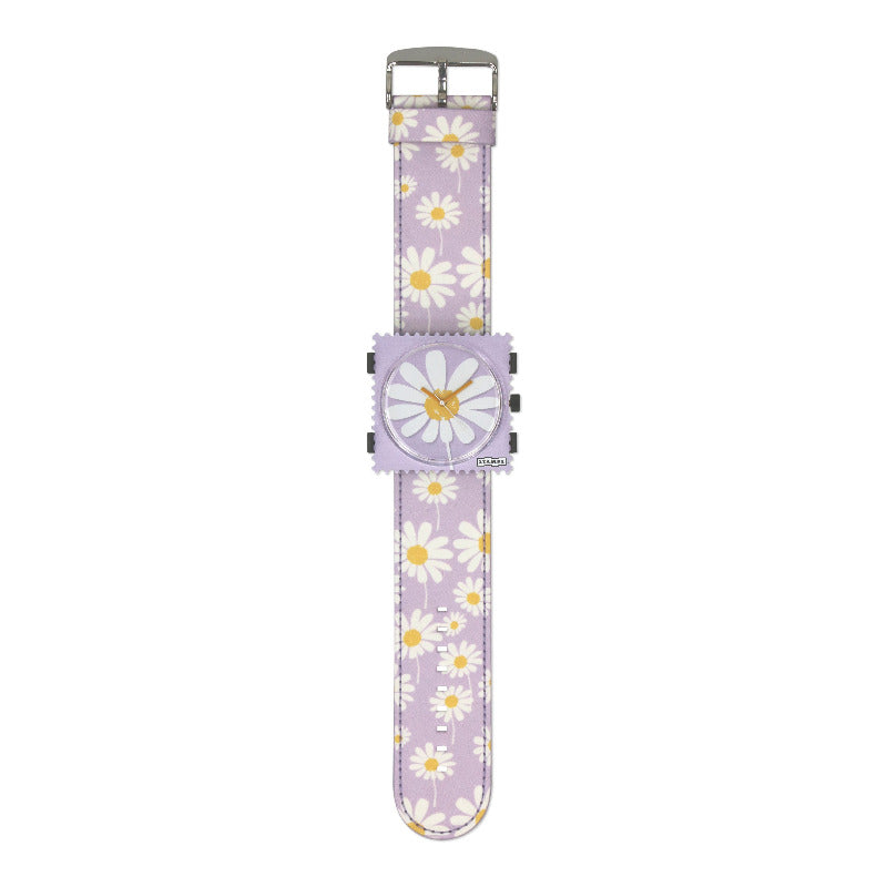 STAMPS komplette Uhr Viola