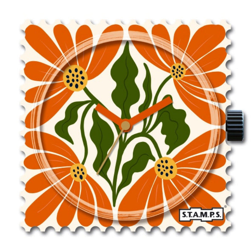 STAMPS Zifferblatt Kürbisblüten