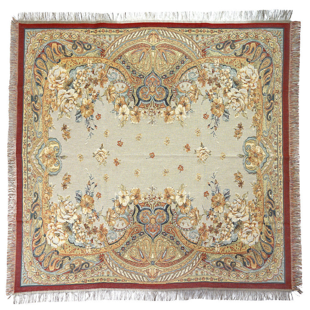 Gobelin Tischdecke Samsara 140 x 140cm