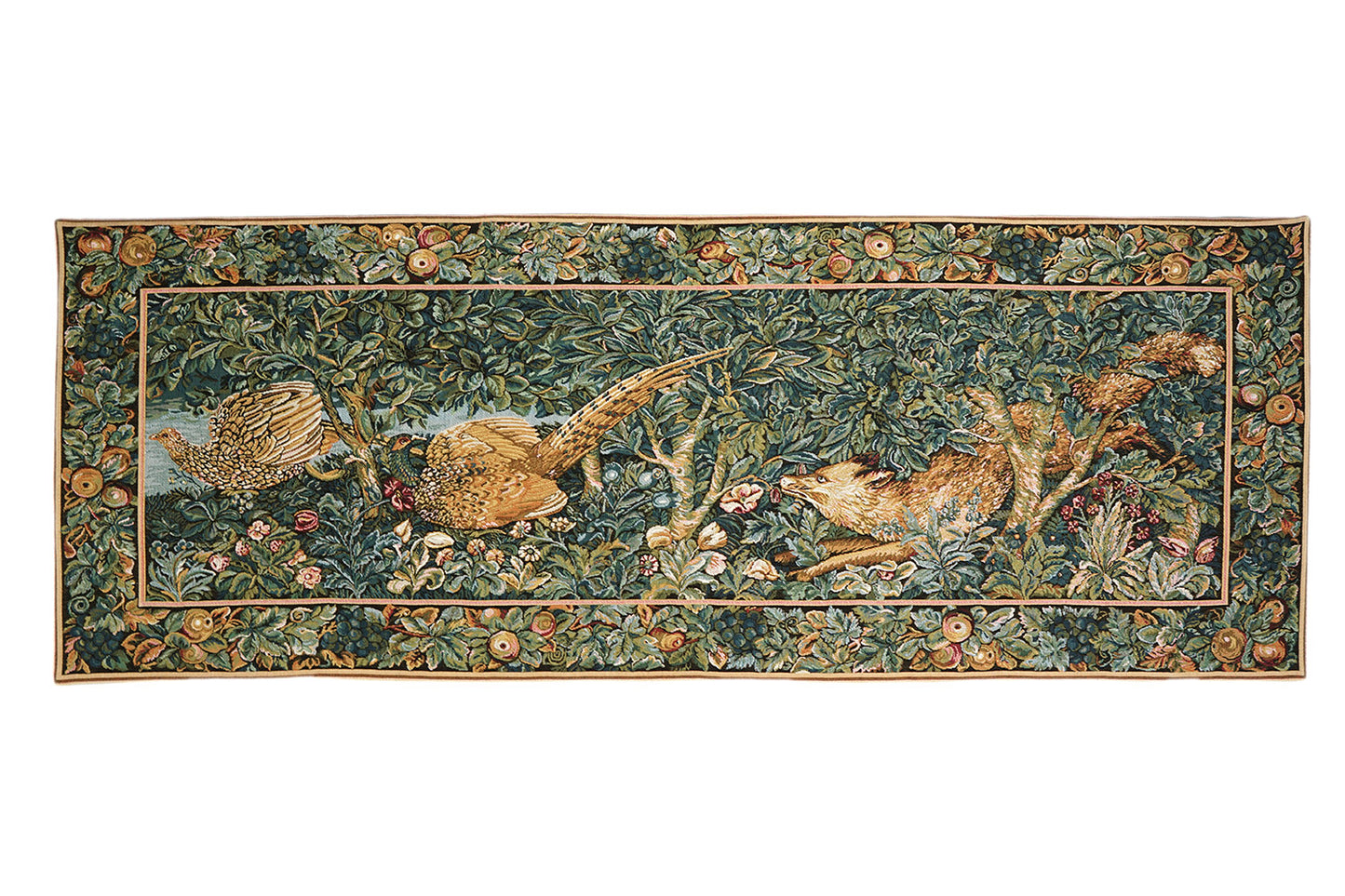 Wandbehang Fuchs auf der Fasanjagd