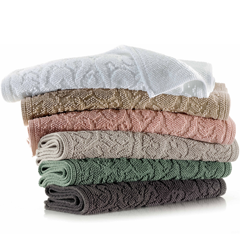 Badematte Gilda Lakritz 54 x 64 cm