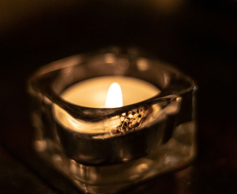 nachhaltige Teelichter mit Aluminiumhülle - 36 Stück