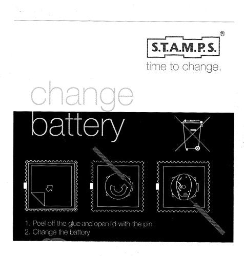 S.T.A.M.P.S. First Aid 2 Batterien, 2 Sticker pure S.T.A.M.P.S.