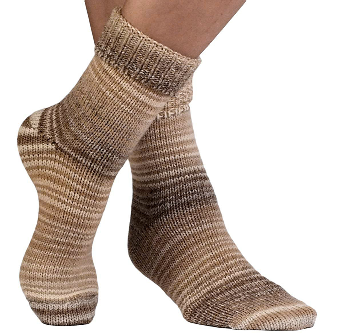 Crönert Kuschelsocken Wolle Regenbogen