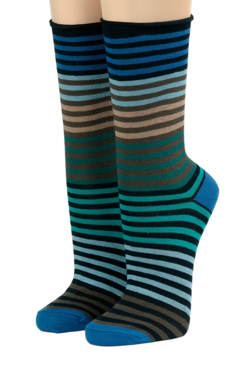 Crönert Ringelsocke Blau 18802