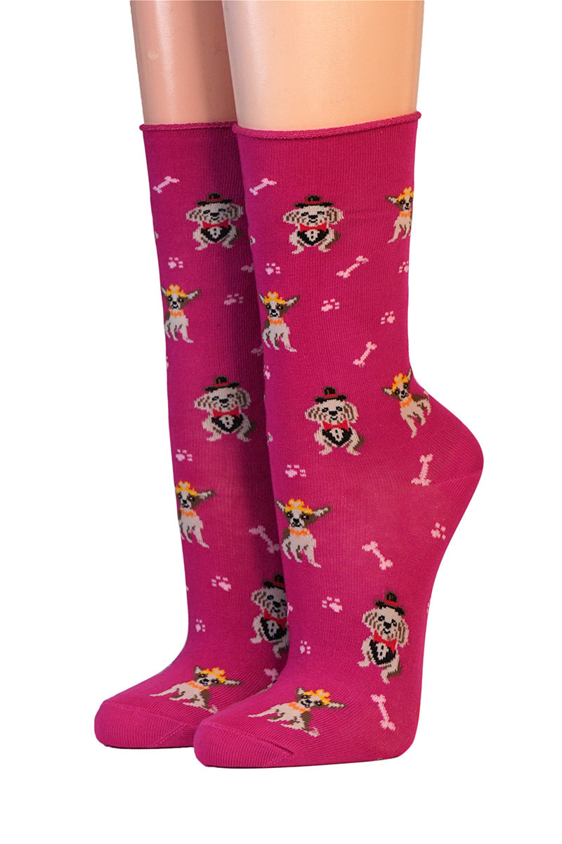 Crönert Socken mit Rollrand Dogs and Bones