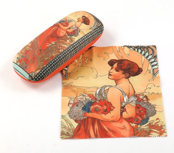 Brillenetui Microfasertuch Sommer