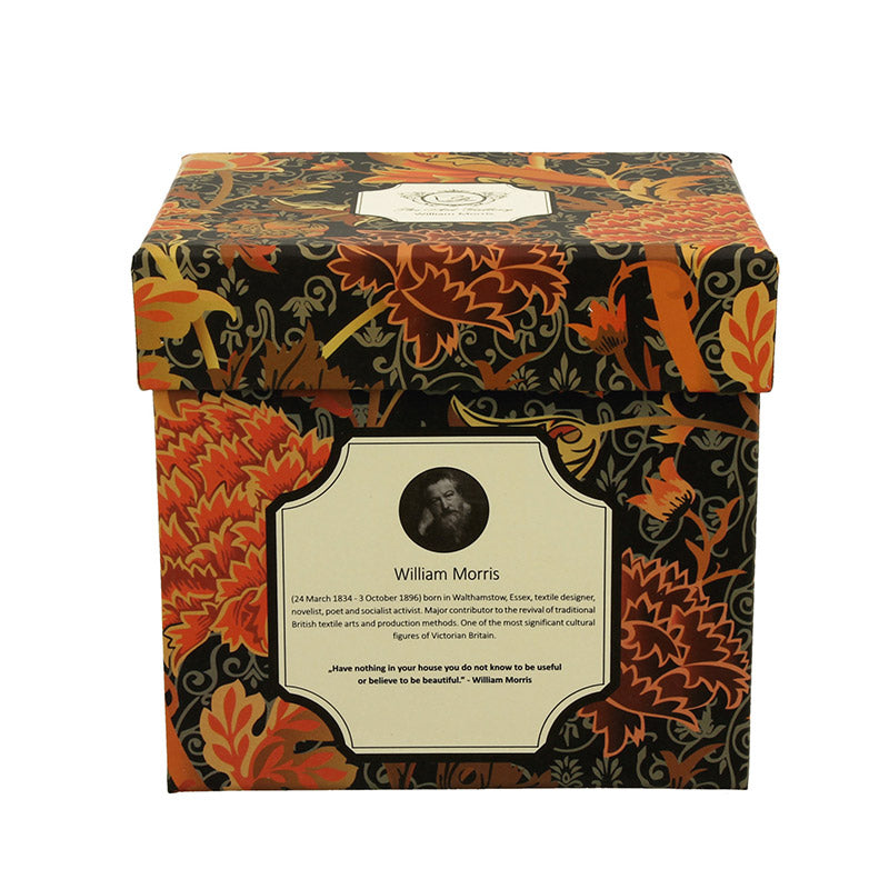 Teetasse mit Sieb und Deckel William Morris CRAY FLORAL