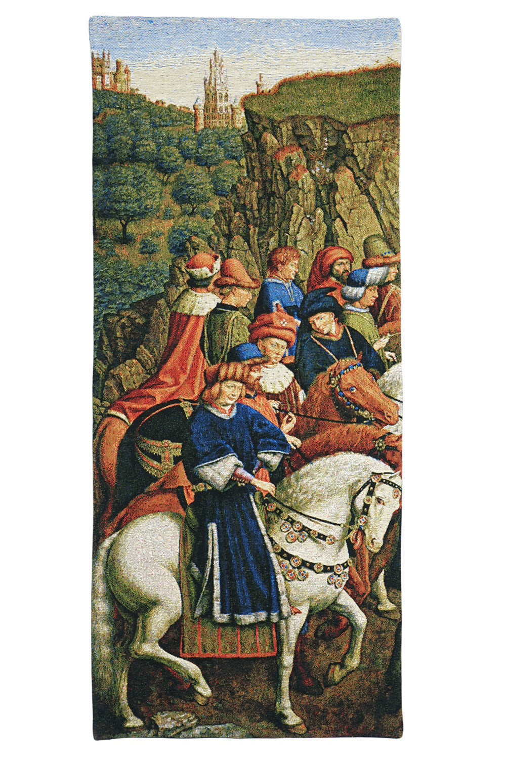 Wandbehang Gobelin Ritter 82 x 35 cm