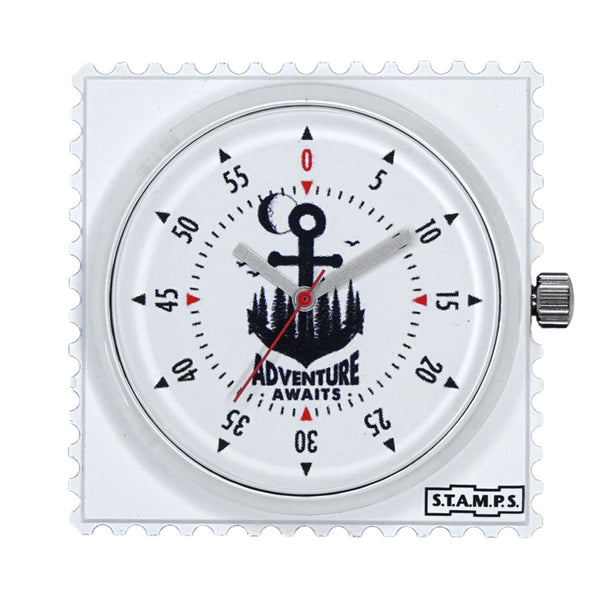 Stamps Uhr Das Abenteuer wartet