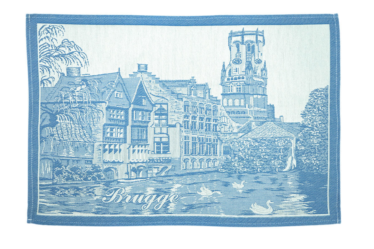 Geschirrtuch Stadtbild 45 x 65 cm