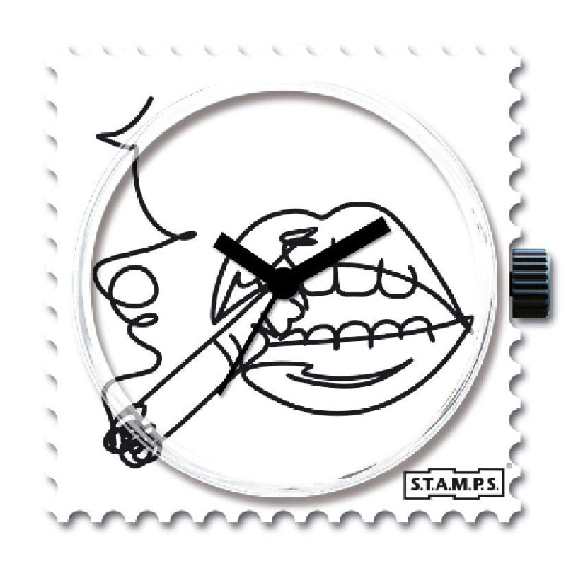 STAMPS Uhr Motiv Zigarette