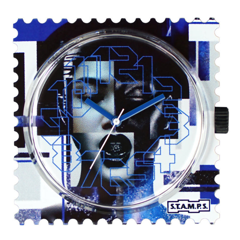 Stamps Uhrenmotiv Ecstasis Gesicht Metropolis