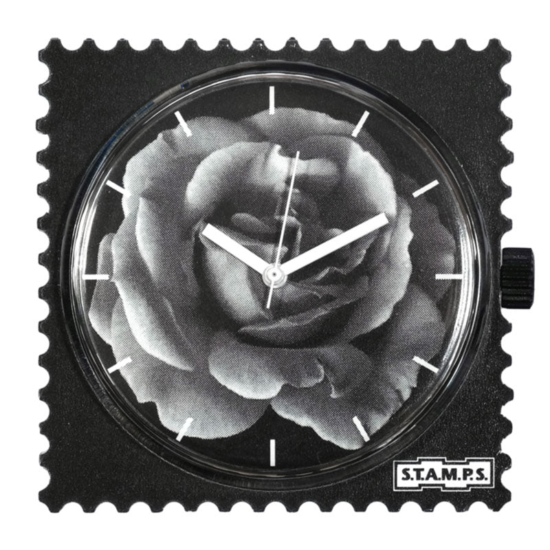 STAMPS Zifferblatt Mystic Garden schwarze Rose