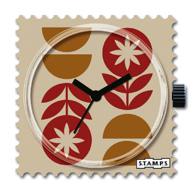 STAMPS Uhr Retro Blüten