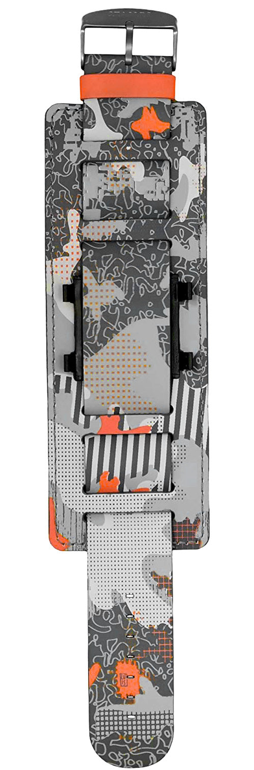 S.T.A.M.P.S. breites Lederarmband Orange City S.T.A.M.P.S. Armband