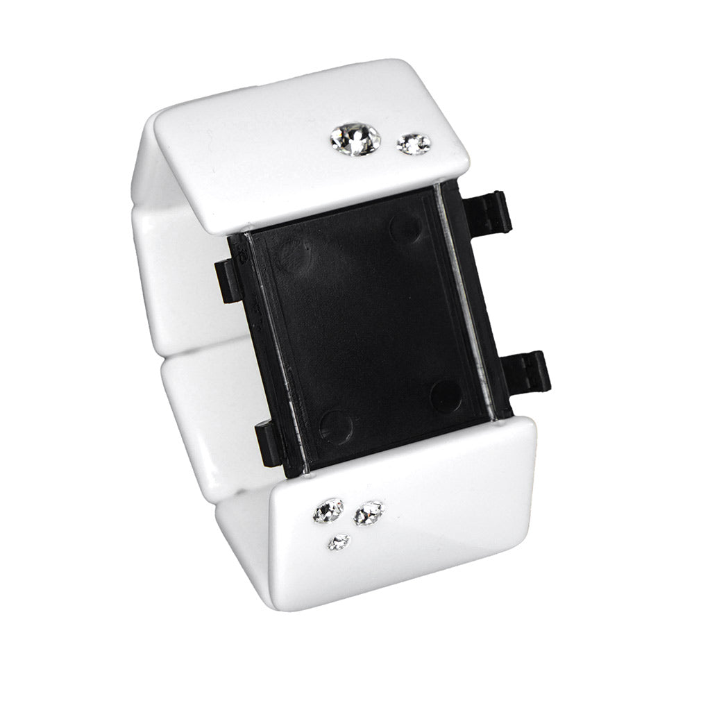 S.T.A.M.P.S. Armband Belta Diamond White with Crystals