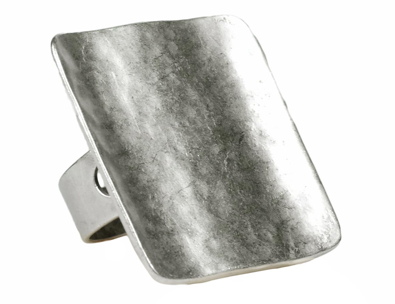 Roberto leonardi Ring silber quadratisch