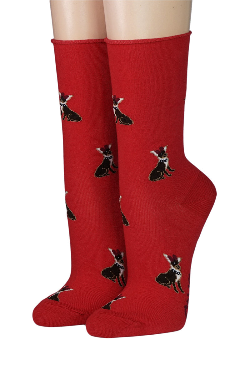 Crönert Socken Hunde Rot