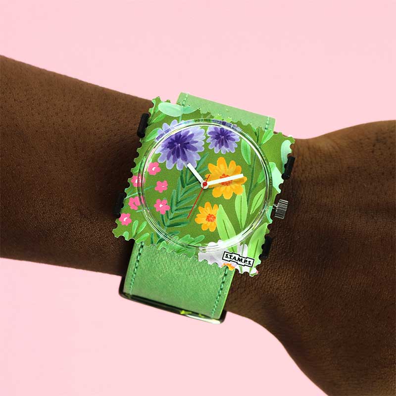Stamps Uhr Zifferblatt Fiore
