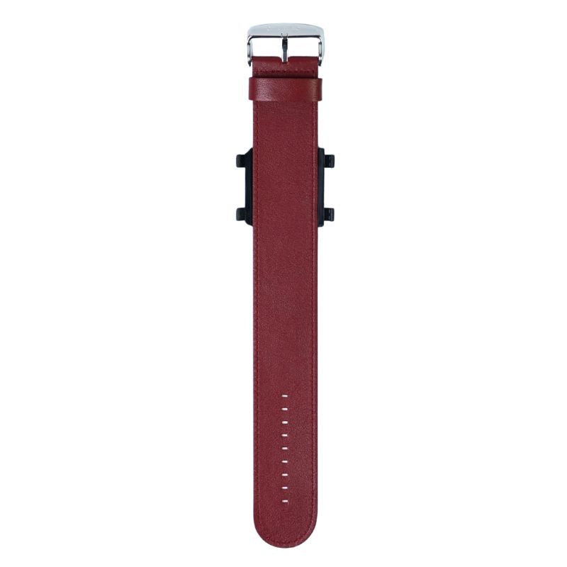Stamps Lederarmband Dunkelrot