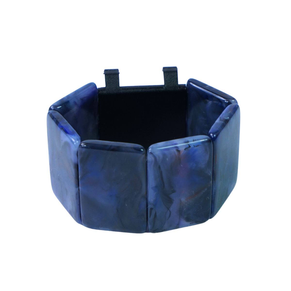 Blaues Gliederarmband von Stamps