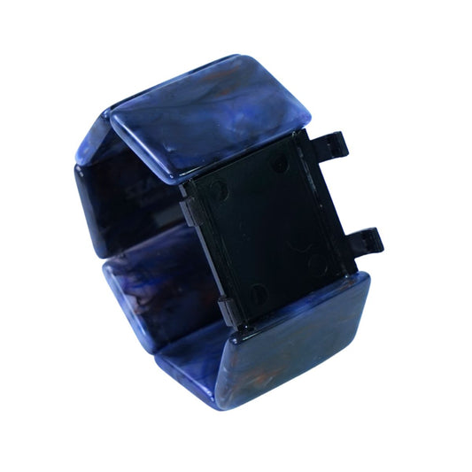 blaues Gliederarmband mit Perlmuttefekt von STAMPS