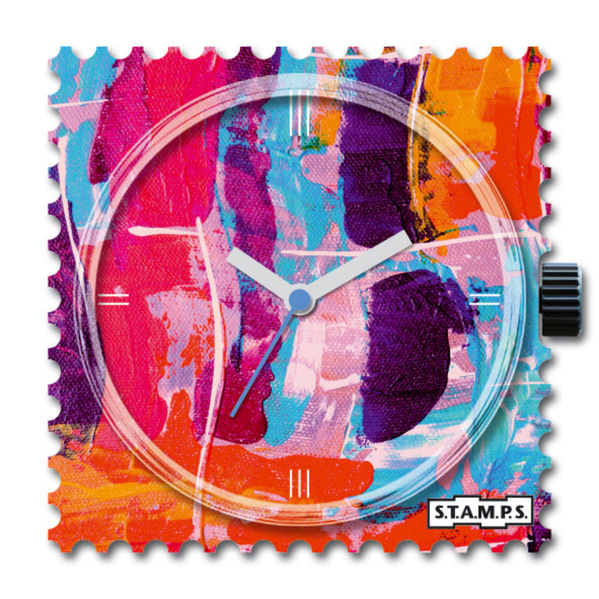 Stamps Zifferblatt Farbspiel