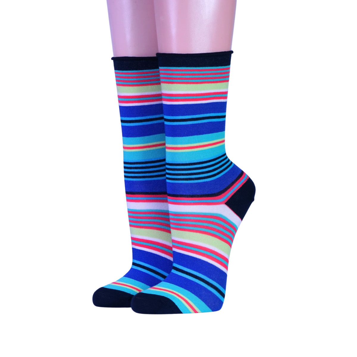 Crönert Damensocken – Bunte Streifen und Ringel