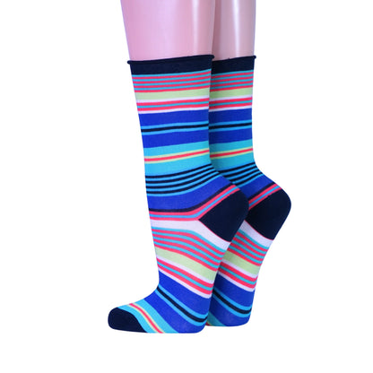 Crönert Damensocken – Bunte Streifen und Ringel
