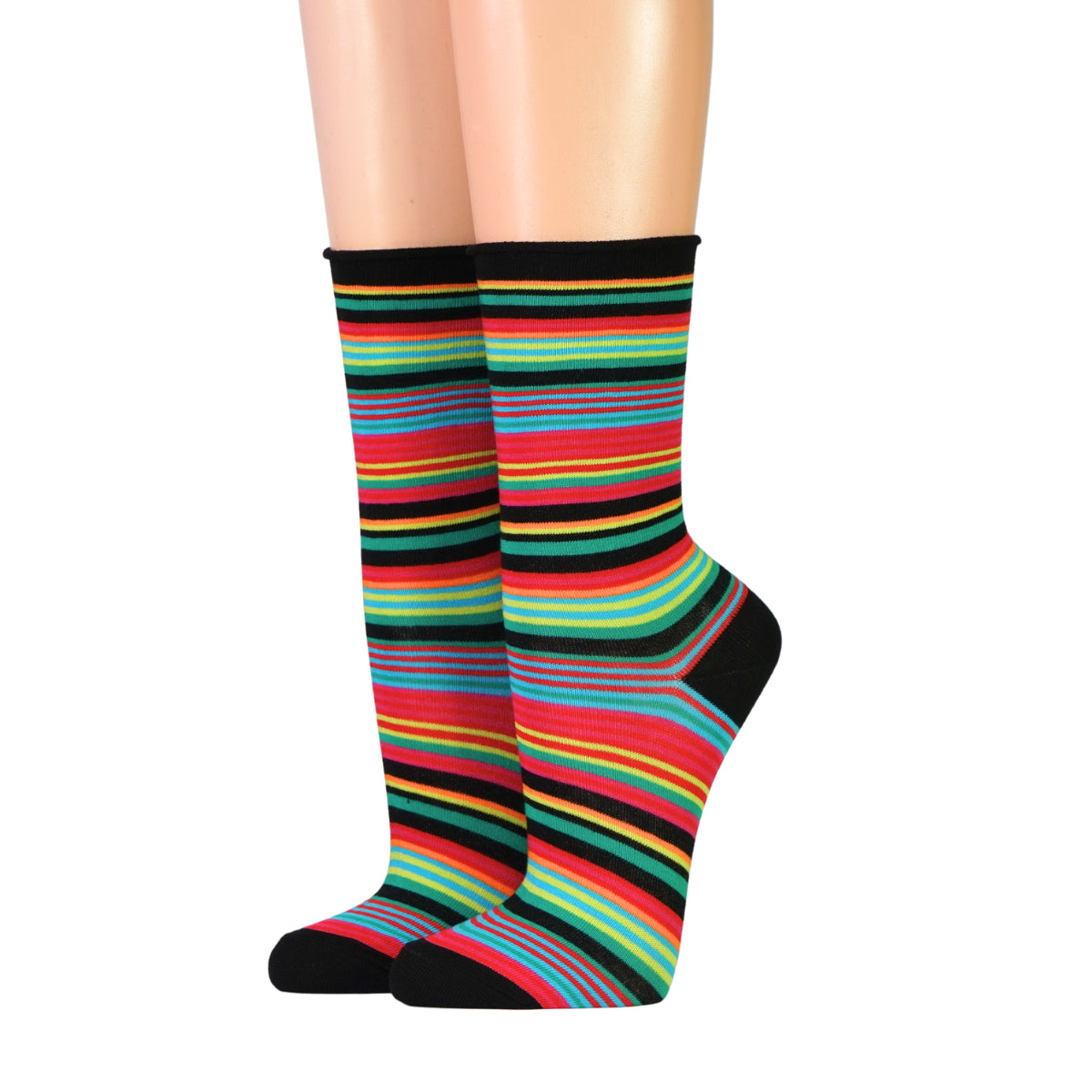 Crönert Damensocken viele Ringel