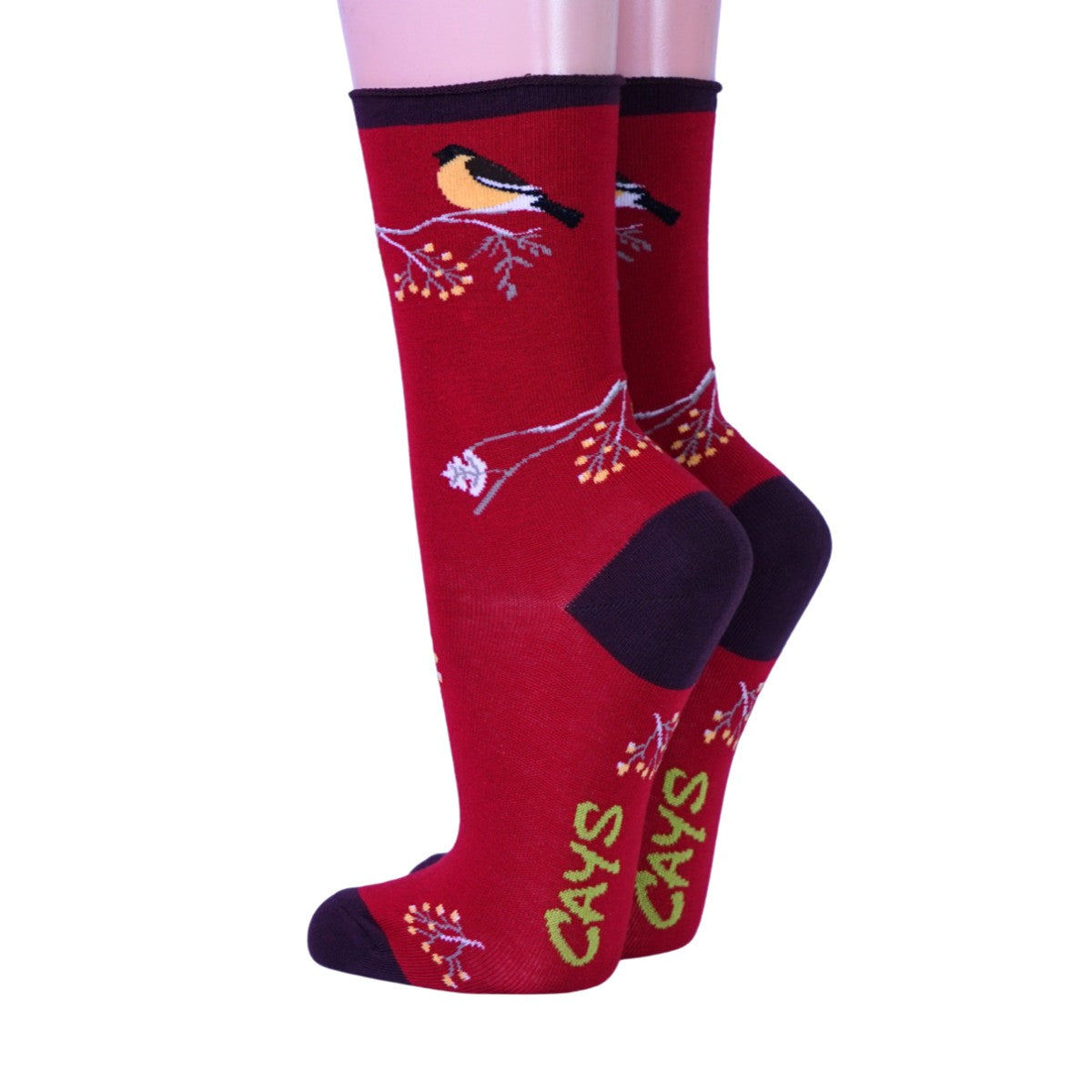 Crönert Damensocken Songbird Chirps - Vögel & Beeren