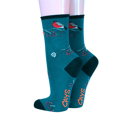 Crönert Damensocken Songbird Chirps - Vögel & Beeren