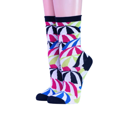 Crönert Damensocken Bunte Schirme