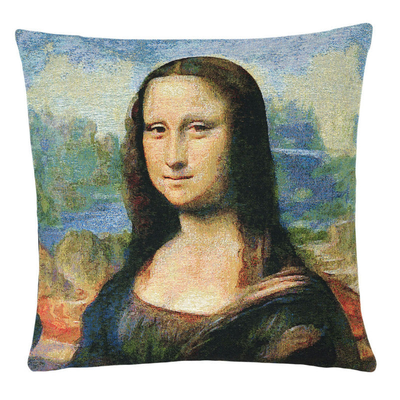 Gobelin Kissenhülle Mona Lisa – Leonardo da Vinci 45x45